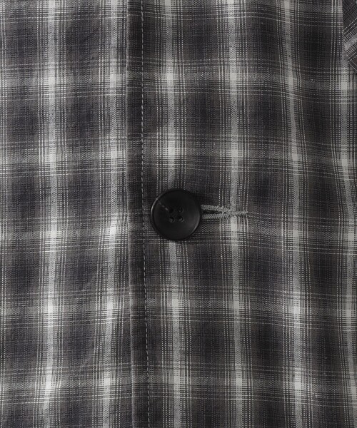 PENDLETON（ペンドルトン）の「PENDLETON / コットンリネン チェック シャツジャケット（その他アウター・メンズ・ブラック系その他4/ブルー・SMALL/LARGE/MEDIUM）」の7枚目の写真
