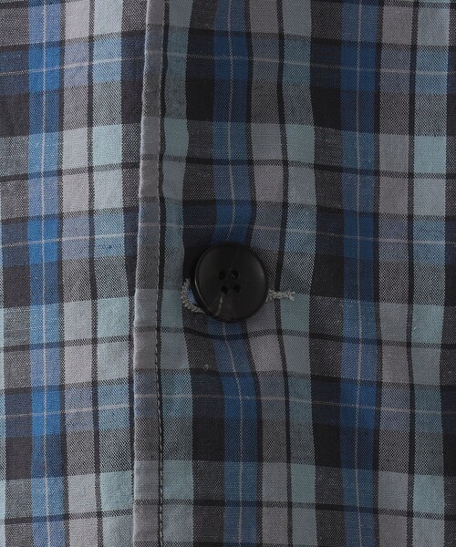 PENDLETON（ペンドルトン）の「PENDLETON / コットンリネン チェック シャツジャケット（その他アウター・メンズ・ブラック系その他4/ブルー・SMALL/LARGE/MEDIUM）」の12枚目の写真