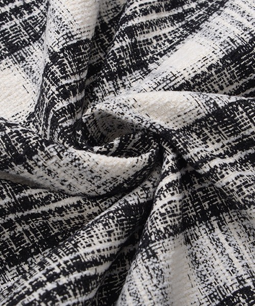 CavariA（キャバリア）の「『CavariA/キャバリア』裏地付きオーバーサイズチェック長袖シャツJKT（その他アウター・メンズ・ブルー/ブラック・L/M）」の9枚目の写真