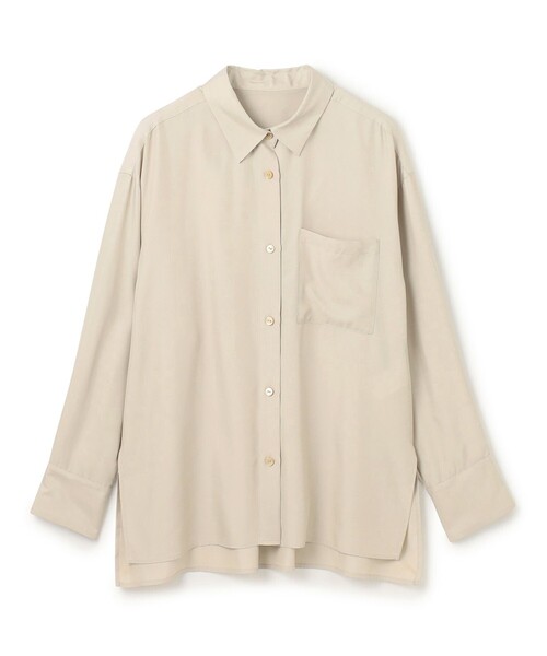 uncrave（アンクレイヴ）の「フィブリルシャンブレー ミドルシャツ（シャツ/ブラウス・レディース・ダークブラウン系/グレー系/ベージュ系・1/2）」の11枚目の写真