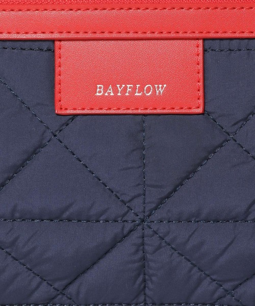 BAYFLOW（ベイフロー）の「[500mlペットボトルが入る]キルトパッファースクエアショルダー（ショルダーバッグ・レディース・ブラック/ライトグレー/ネイビー/ベージュ系/イエロー/オレンジ/アイボリー/シルバー/ブラウン/ホワイト・FREE）」の16枚目の写真