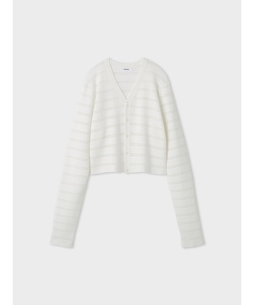 MIESROHE（ミースロエ）の「オーガニックボーダーRIBニットCD