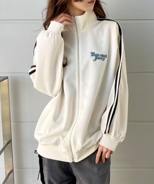 GLAMOROUS JANE(グラマラスジェーン)の「TOM&JERRYバックプリントジャージ(ジャージ・レディース・ラベンダー/アイボリー/ワインレッド/ブラック・FREE)」の7枚目の写真