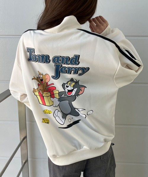 GLAMOROUS JANE(グラマラスジェーン)の「TOM&JERRYバックプリントジャージ(ジャージ・レディース・ラベンダー/アイボリー/ワインレッド/ブラック・FREE)」の9枚目の写真