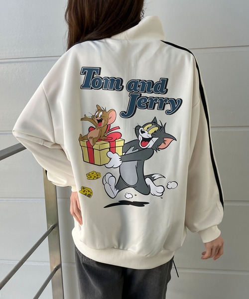 GLAMOROUS JANE(グラマラスジェーン)の「TOM&JERRYバックプリントジャージ(ジャージ・レディース・ラベンダー/アイボリー/ワインレッド/ブラック・FREE)」の10枚目の写真