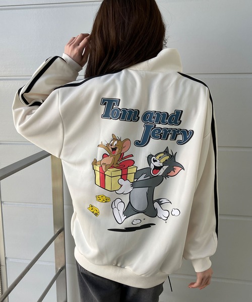 GLAMOROUS JANE(グラマラスジェーン)の「TOM&JERRYバックプリントジャージ(ジャージ・レディース・ラベンダー/アイボリー/ワインレッド/ブラック・FREE)」の11枚目の写真