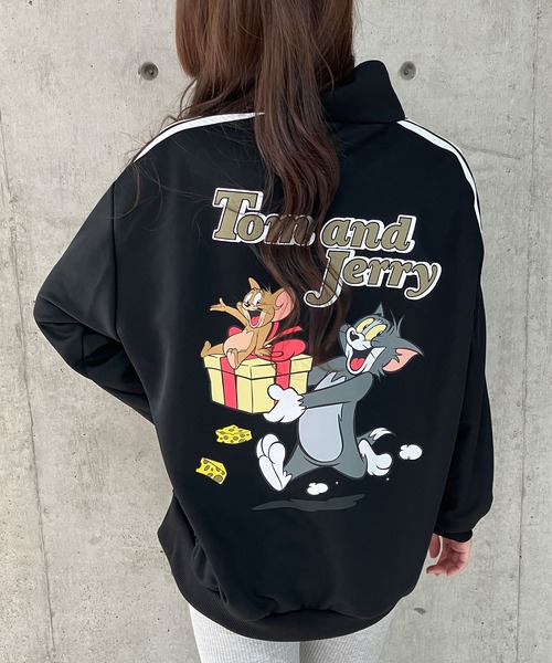 GLAMOROUS JANE(グラマラスジェーン)の「TOM&JERRYバックプリントジャージ(ジャージ・レディース・ラベンダー/アイボリー/ワインレッド/ブラック・FREE)」の13枚目の写真