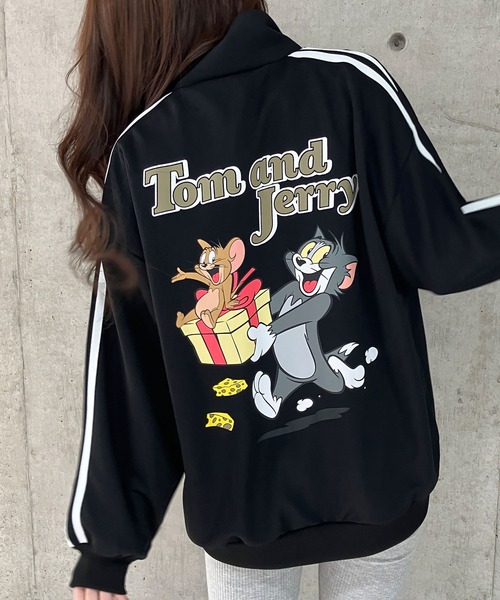 GLAMOROUS JANE(グラマラスジェーン)の「TOM&JERRYバックプリントジャージ(ジャージ・レディース・ラベンダー/アイボリー/ワインレッド/ブラック・FREE)」の14枚目の写真