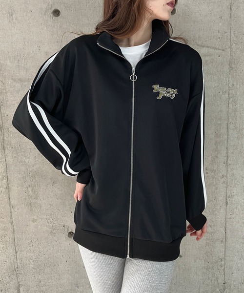 GLAMOROUS JANE(グラマラスジェーン)の「TOM&JERRYバックプリントジャージ(ジャージ・レディース・ラベンダー/アイボリー/ワインレッド/ブラック・FREE)」の16枚目の写真