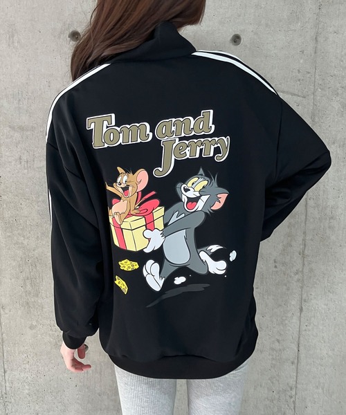 GLAMOROUS JANE(グラマラスジェーン)の「TOM&JERRYバックプリントジャージ(ジャージ・レディース・ラベンダー/アイボリー/ワインレッド/ブラック・FREE)」の18枚目の写真