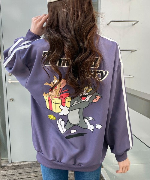 GLAMOROUS JANE(グラマラスジェーン)の「TOM&JERRYバックプリントジャージ(ジャージ・レディース・ラベンダー/アイボリー/ワインレッド/ブラック・FREE)」の20枚目の写真