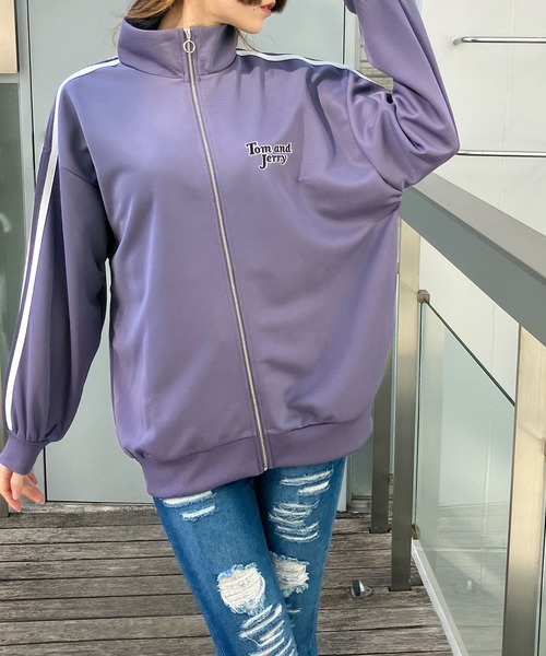 GLAMOROUS JANE(グラマラスジェーン)の「TOM&JERRYバックプリントジャージ(ジャージ・レディース・ラベンダー/アイボリー/ワインレッド/ブラック・FREE)」の22枚目の写真
