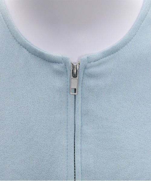 CLEAR BASIC（クリアベーシック）の「フェイクスエードジャケット[オフィスカジュアル 着回し抜群 大人 カジュアル]≪CLEAR BASIC≫（その他アウター・レディース・アイボリー/サックスブルー・F）」の13枚目の写真