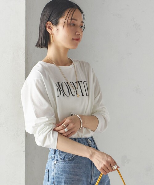 セール】〈洗濯機可能〉プラチナヴェール 長袖 ロゴ TEE（T
