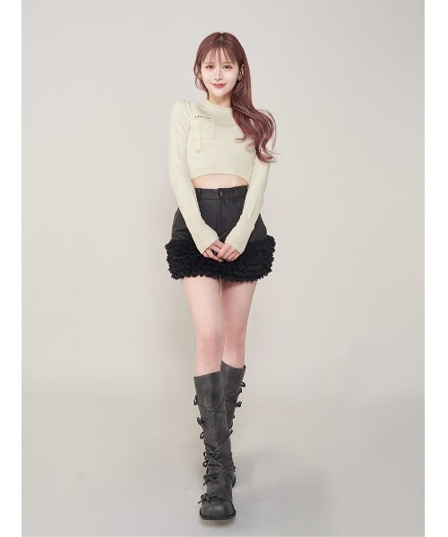 フラップポケットニットトップス（ニット/セーター）｜Darich