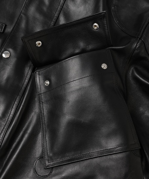 DAIRIKU(ダイリク)の「"Jerome" 4PKT Lether Moto Jacket(その他アウター・メンズ・ブラック・L)」の6枚目の写真