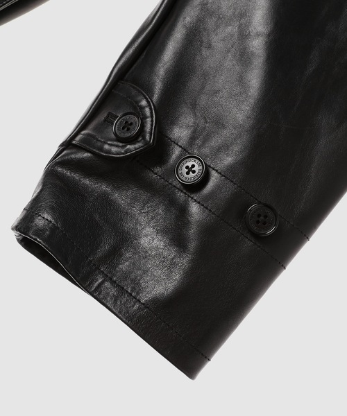 DAIRIKU(ダイリク)の「"Jerome" 4PKT Lether Moto Jacket(その他アウター・メンズ・ブラック・L)」の8枚目の写真