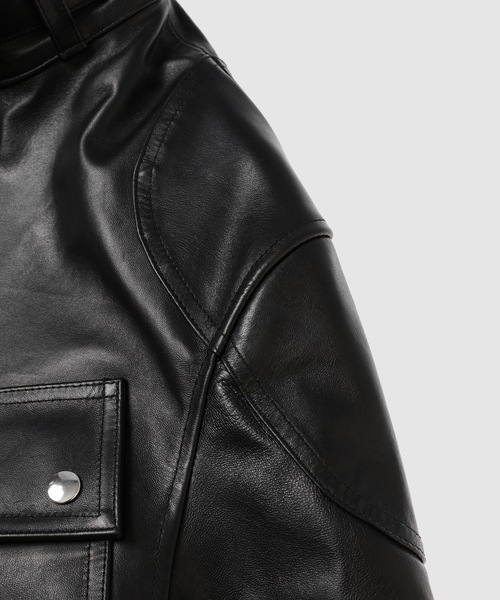 DAIRIKU(ダイリク)の「"Jerome" 4PKT Lether Moto Jacket(その他アウター・メンズ・ブラック・L)」の4枚目の写真