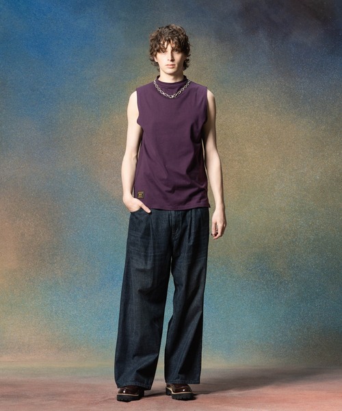 セール】Mock Neck Tank Top / モックネックタンクトップ（タンク