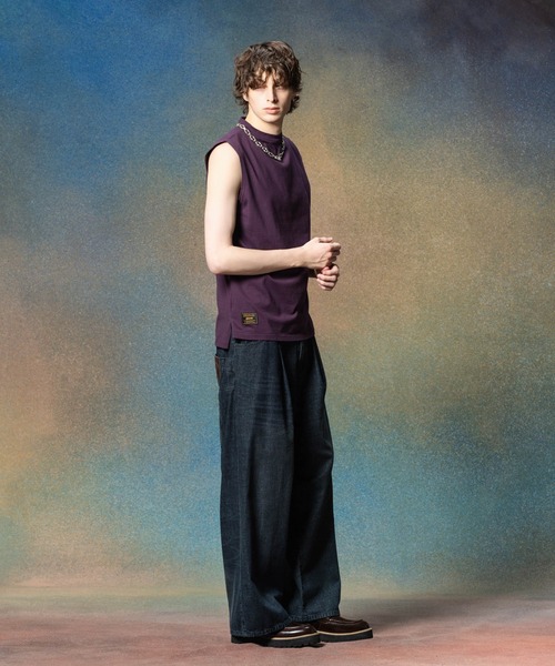 セール】Mock Neck Tank Top / モックネックタンクトップ（タンク