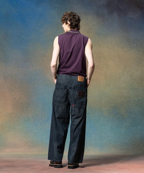 glamb（グラム）の「Mock Neck Tank Top / モックネックタンクトップ（タンクトップ・メンズ・パープル/グリーン/ブラック/ホワイト・S/M/L）」の12枚目の写真