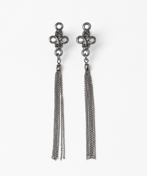 HARE(ハレ)の「チャイナロングイヤリング(HARE)(イヤリング・レディース・ブラック/シルバー・FREE)」の12枚目の写真