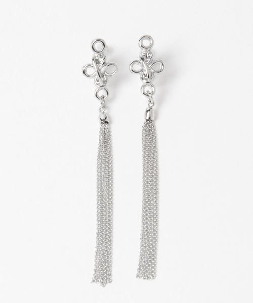 HARE(ハレ)の「チャイナロングイヤリング(HARE)(イヤリング・レディース・ブラック/シルバー・FREE)」の13枚目の写真