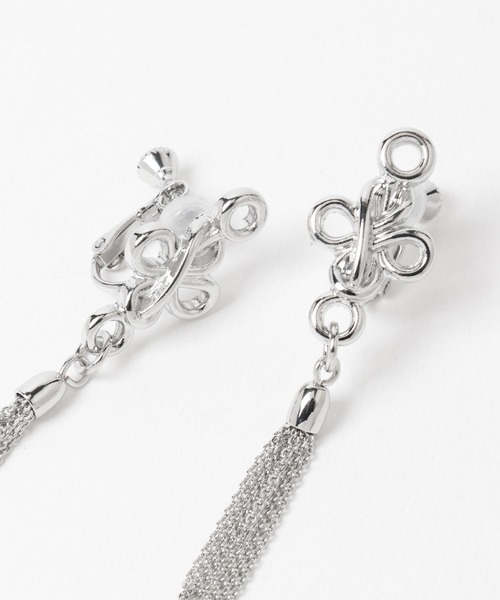 HARE(ハレ)の「チャイナロングイヤリング(HARE)(イヤリング・レディース・ブラック/シルバー・FREE)」の16枚目の写真