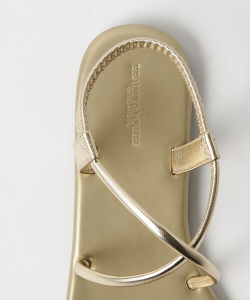 BEAUTY&YOUTH UNITED ARROWS(ビューティーアンドユースユナイテッドアローズ)の「スマートクロス バックストラップ サンダル(サンダル・レディース・シルバー/ブラック/ゴールド・37/36/38)」の10枚目の写真