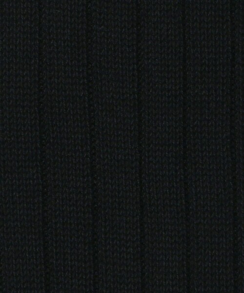 MONKEY TIME（モンキータイム）の「シルケット コットン リブ ロング ソックス（ソックス/靴下・メンズ・ブラック/ダークグレー・FREE）」の3枚目の写真