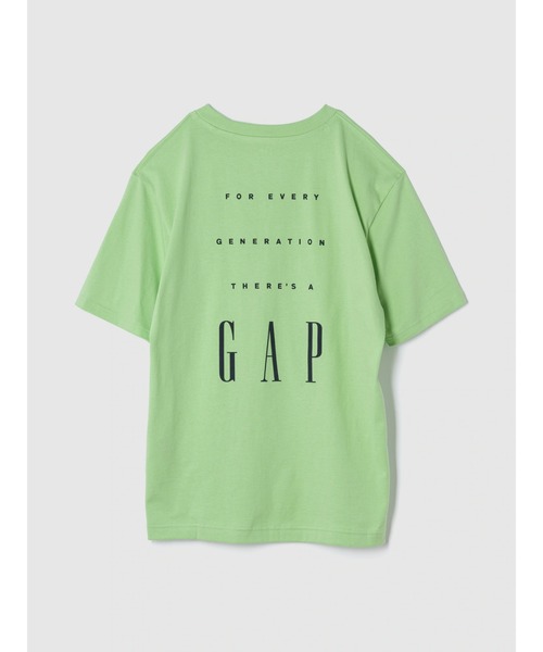 GAP(ギャップ)の「ヘビーウェイト GAPロゴTシャツ(ユニセックス)(Tシャツ/カットソー・メンズ・グリーン/ブルー/オフホワイト/ブラック/イエロー/ネイビー/ピンク・XS/S/XL/L/M)」の4枚目の写真