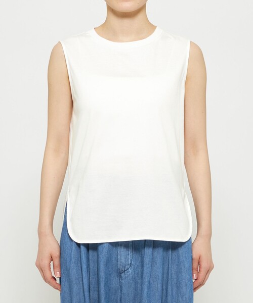 tシャツ ライトスムース ノースリーブカットソー レディース ライトスムース ノースリーブカットソー（Tシャツ/カットソー