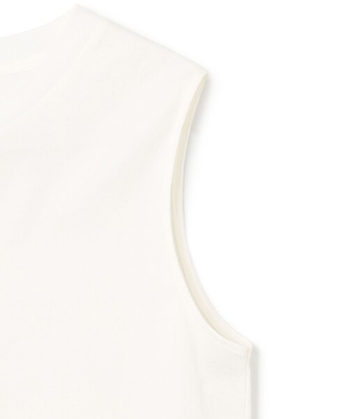 uncrave(アンクレイヴ)の「ライトスムース ノースリーブカットソー(Tシャツ/カットソー・レディース・ホワイト系/ネイビー系/ブラック系/ピンク系・1/2)」の16枚目の写真