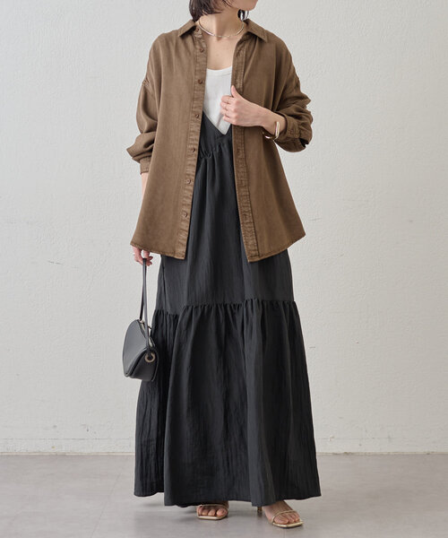 ディープネックキャミワンピース（ワンピース）｜Omekashi（オメカシ