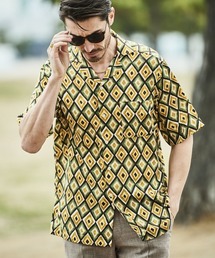総柄シャツオープンカラー半袖シャツ ジ-ステ-ジ