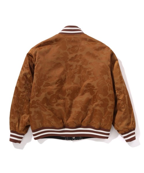 A BATHING APE（アベイシングエイプ）の「SOLID CAMO JACQUARD NYLON REVERSIBLE BOMBER PADDED JACKET（ナイロンジャケット・メンズ・ブラック・LARGE/X-LARGE/XX-LARGE/SMALL/MEDIUM）」の3枚目の写真