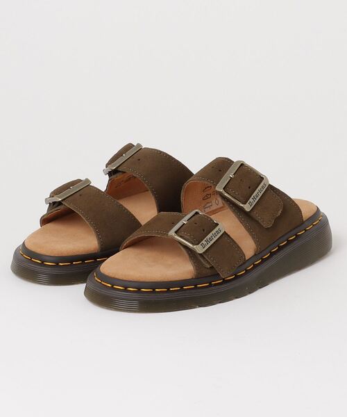 ★送料込【Dr. Martens】 ★Joseph サンダル 41082001 Josef Suede slide sandals in Black | Dr. Martens
