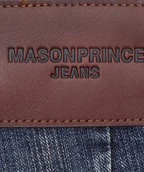 MASONPRINCEルーズフィットヴィンテージウォッシュ加工ハーフデニムパンツ ルーズフィット ヴィンテージウォッシュ加工 ハーフ デニム