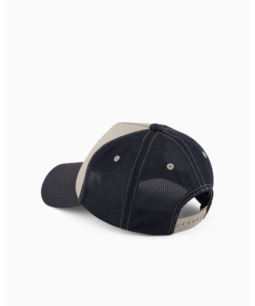 ARMANI EXCHANGE(アルマーニエクスチェンジ)の「【A|X アルマーニ エクスチェンジ】<オンライン限定>カラーブロック AXロゴキャップ(キャップ・メンズ・ベージュ・FREE)」の2枚目の写真