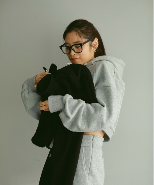 CASA FLINE(カーサフライン)の「【PROJECT】PARFAITキュロットパンツ(スウェットパンツ・レディース・ブラック/グレー・FREE)」の18枚目の写真