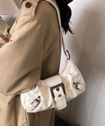Y2K バックル ベルト ショルダーバッグ /500mlペットボトル収納可能