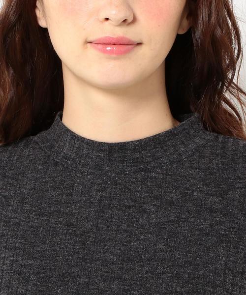 Another Edition（アナザーエディション）の「リブボトルネックポケットロングワンピース2/AEBCリブB/N2POC LONG OPⅡ◆（ワンピース・レディース・ワインレッド/ダークグレー・フリー）」の10枚目の写真