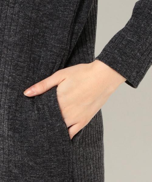 Another Edition（アナザーエディション）の「リブボトルネックポケットロングワンピース2/AEBCリブB/N2POC LONG OPⅡ◆（ワンピース・レディース・ワインレッド/ダークグレー・フリー）」の12枚目の写真