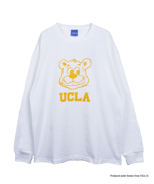 UCLA（ユーシーエルエー）の「【UCLA】 別注ロングスリーブプリントTEE ロンT（Tシャツ/カットソー・レディース・ネイビー/トップグレー/ホワイト・4/3/2）」の3枚目の写真