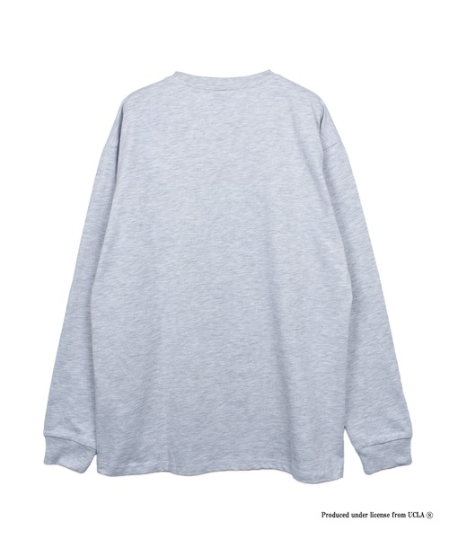 UCLA（ユーシーエルエー）の「【UCLA】 別注ロングスリーブプリントTEE ロンT（Tシャツ/カットソー・レディース・ネイビー/トップグレー/ホワイト・4/3/2）」の6枚目の写真