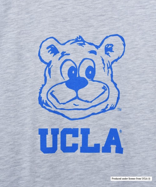 UCLA（ユーシーエルエー）の「【UCLA】 別注ロングスリーブプリントTEE ロンT（Tシャツ/カットソー・レディース・ネイビー/トップグレー/ホワイト・4/3/2）」の4枚目の写真