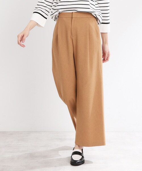 Reflect（リフレクト）の「【マシンウォッシュ可／すっきりシルエット】ワイドシルエットパンツ（その他パンツ・レディース・ライトグレー/キャメル/ブラック/ライトベージュ・05/07/09/11/13/15 /17）」の20枚目の写真