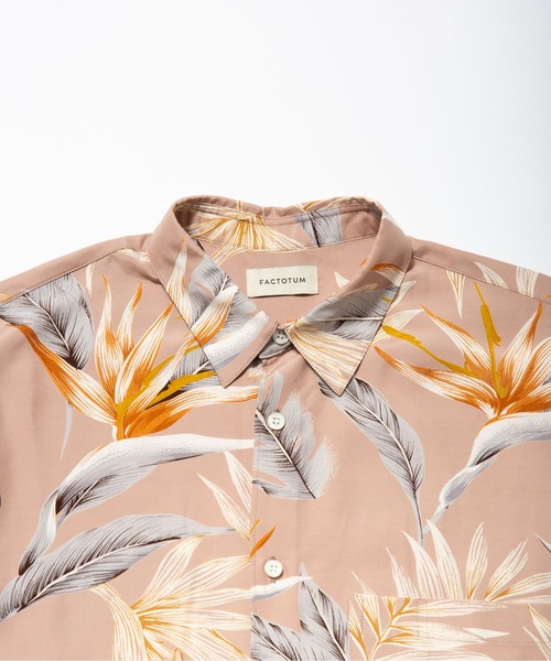 FACTOTUM(ファクトタム)の「【FACTOTUM】Botanica Round Hem Shirt(シャツ/ブラウス・メンズ・ネイビー/ベージュ・46/48/44)」の10枚目の写真
