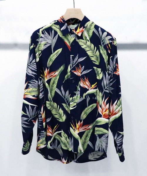FACTOTUM(ファクトタム)の「【FACTOTUM】Botanica Round Hem Shirt(シャツ/ブラウス・メンズ・ネイビー/ベージュ・46/48/44)」の16枚目の写真