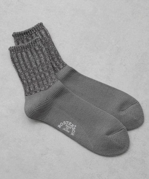ROSTER SOX（ロスターソックス）の「ROSTER SOX/MJ（ソックス/靴下・メンズ・ブラック/ホワイト/グレー・23-25/25-27）」の3枚目の写真